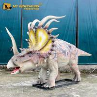 Modèle de dinosaure animatronique Styracosaurus artificiel pour aire de jeux intérieure MYDINO AD0119 à vendre