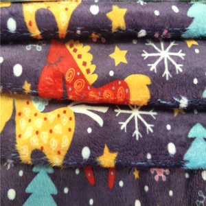 Tissu Minky 100% polyester avec impression numérique personnalisée, pour couvertures 200gsm/240gsm/280gsm - Product Image 2