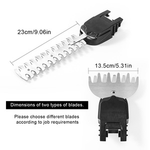Haute qualité jardin <span class=keywords><strong>arbuste</strong></span> cisailles tondeuse jardin pelouse soin outil Cutter électrique petit 2-en-1 herbe cisaillement sans fil taille-haie - Product Image 5