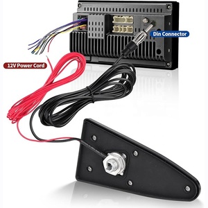Shark Fin Amplified Vertical Polarization Car Radio <strong>Antenna</strong> Universal Roof Mount <strong>FM</strong> AM 12V Power Wire for Vehicles Trucks SUVs - Product Image 4
