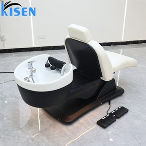 เก้าอี้สระผม Kisen Beauty Bed รุ่นหรูหรา พร้อมบริการสปาหัว  โต๊ะสระผมปรับระดับได้ด้วยระบบไฟฟ้า เก้าอี้หมุนได้ ลดราคาพิเศษ - Product Image 6