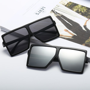 Mode Classique Homme Femmes Grand Carré Surdimensionné Rectangle Cadre Nuances de Soleil Lunettes De Soleil - Product Image 1