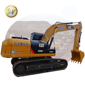 Excavadora de cadenas Caterpillar 320D2L usada, barata, de Japón, excavadora de tierra de 20 toneladas, excavadora mediana Caterpillar 320D2 de 20 toneladas - Product Image 1