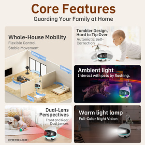 กล้องวงจรปิดไร้สาย UBOX Air 2 <span class=keywords><strong>Mini</strong></span> WiFi สำหรับสัตว์เลี้ยง พร้อมระบบอัจฉริยะ มองเห็นในเวลากลางคืน ใช้ในบ้าน มีไซเรนในตัว - Product Image 3