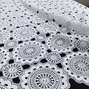 L'Ultimo Tessuto in Pizzo Bianco Guipure 2026 per Abiti da <span class=keywords><strong>Sposa</strong></span> Africani. - Product Image 3