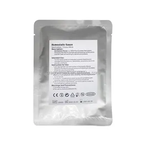 Best Sellers Cellulose Z Fold Hemostatic Gauze Good Quality Compressed Hemostatic Soaking Gauze For Medical Use