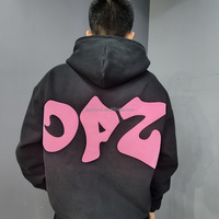 Logo personnalisé des fabricants 420 Gsm coton lourd surdimensionné impression 3D bouffante ensemble sweat à capuche et pantalon de survêtement pour hommes