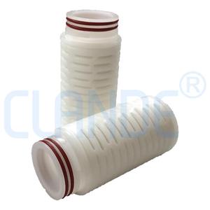 خرطوشة فلتر مياه صناعية 10 بوصات 0.45/20 ميكرون من الألياف الزجاجية المطوية لتنقية المياه بتقنية التناضح العكسي للتصفية بالتفريغ - Product Image 2