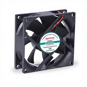 Ventilador de CC Pequeño <span class=keywords><strong>Dema</strong></span> de <span class=keywords><strong>12</strong></span>-24V con Aceite, Ventilador de CC de 4CM para Gabinete, Gran Volumen de Aire, Aspas Metálicas - Product Image 1
