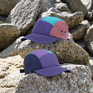 Gorra Deportiva Ligera de 5 Paneles para Verano, Unisex, para Correr, Aire Libre y Camping, con Logotipo Bordado y Diseño Personalizado OEM - Product Image 1