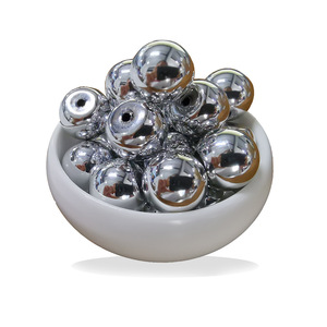 Perlas Plateadas con Orificio Grande de 6mm 8mm 10mm 12mm 16mm, Remaches Duraderos para Ropa, Bolsos, Bufandas y Accesorios - Product Image 3