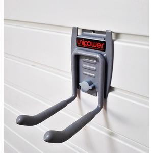 Crochet mural double en acier au carbone série Unipower Tool Hook, capacité de charge 15 kg, pour rangement d'atelier - Product Image 6