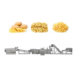 Xxd Volautomatische Maatwerk Lage Prijs Natuurlijke Aardappel Chips Productielijn 500Kg/Uur