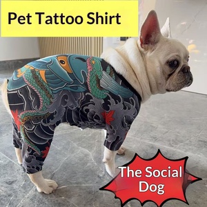 <span class=keywords><strong>Ropa</strong></span> con Estampado de Perros <span class=keywords><strong>para</strong></span> Bulldog Francés, Pug, Corgi, <span class=keywords><strong>Pitbull</strong></span>, Camiseta de Cuatro Patas <span class=keywords><strong>para</strong></span> las Cuatro Estaciones, Diseño Moderno - Product Image 3