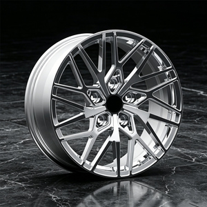 Impact Resistant 19 20 21 Inch Silver Cars 5x114.3 Passenger Car Wheels 5 Hole Forged Wheels - Product Image 1