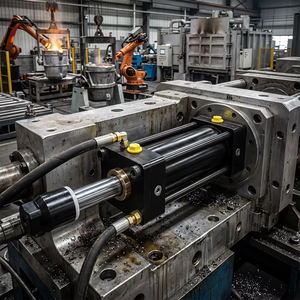 YUKEN TAIYO JUFAN החלפה YG70HRD-1FA80BB150AB-K-T2-50 YAGANG ביצועים גבוהים כפולים 70Bar 1600mm מצופה כרום קשיח - Product Image 1