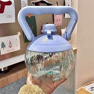 Mùa Hè Mới Sáng Tạo Xách Tay Xử Lý Đầy Nước Phòng Tập Thể Dục Thực Hành Nhựa Quả Tạ Ấm Đun Nước Toàn Bộ Cơ Thể Tập Thể Dục Chai Nước Ấm Đun Nước PC - Product Image 3