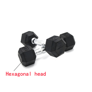 Mancuernas Hexagonales de Hierro Fundido Recubiertas de Goma al por Mayor para Hombres y Mujeres, para Entrenamiento Muscular de Brazos, Uso Doméstico, Equipo de Gimnasio y Fitness - Product Image 3