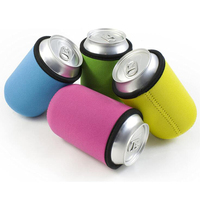 Porte-canettes en néoprène colorés au design promotionnel