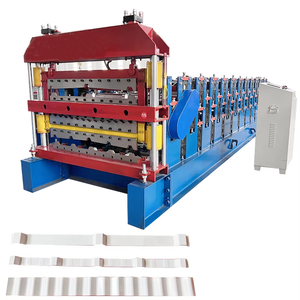 New Arrival Roofing <b>Sheet</b> Roll Forming Machine Metal Steel Three Layer Multi Purpose Steel <b>Tile</b> Press Roll Forming Machine - Product Image 2