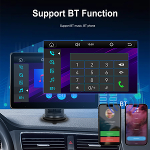 Podofo Portable 10.1 pouces IPS écran Auto Radio lecteur d'écran intelligent sans fil Carplay/<span class=keywords><strong>Android</strong></span> Auto/WiFi/<span class=keywords><strong>YouTube</strong></span>/BT/FM Autoradio - Product Image 3