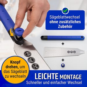 Scie à main japonaise à vente chaude, scie à tirer <span class=keywords><strong>Ryoba</strong></span> avec lame SK4 SK5 - Product Image 6