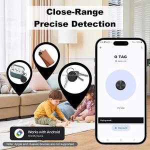 Traceur GPS Mini City Tag pour téléphones Android et iOS, tablettes et appareils – Positionnement en temps réel pour conducteurs, logistique, véhicules, <span class=keywords><strong>colis</strong></span> – Anti-perte - Product Image 6