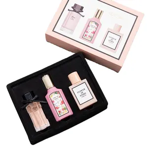 Women's Orange Perfume Gift Box Three-piece Fresh and Long-lasting Eau de Toilette Genuine Sale