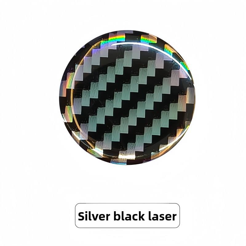 Etiquette Grip Noir Argent 30mm