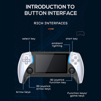 Lecteur de jeu portable Topleo vidéo sans fil 4k vapeur rétro poche émulateur de console de jeu portable lecteur de jeu portable