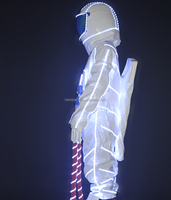 Nouveau design de vêtements pour adultes lumières LED grandeur nature Costumes de Cosplay lumineux pour le costume de fête de scène de carnaval