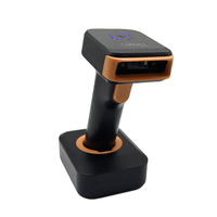 LONVILL Scanner de codes-barres USB CMOS portable à faible consommation d'énergie, 5 mA en veille, 70 heures de travail continu, station de charge rapide
