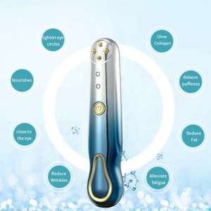 Augenmassagegerät Falten entfernen Dunklere Ringe Massagegerät Augenstraffung Pflege Massagegerät mit tragbarem Augen-Schönheitsstift Farbe Rot - Product Image 6