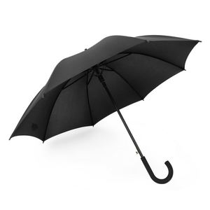 Compre Sombrilla de Lluvia Recta con Mango Negro y Apertura Automática, de Tela Impermeable, en Oferta - Product Image 1