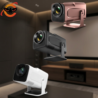 Mini projecteur intelligent portable HY320 avec support rotatif à 180 degrés, décodage 4K natif 720P, WiFi 6