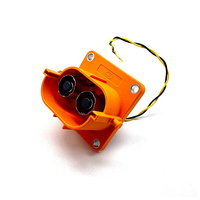 Connecteur HVIL Contact en cuivre 23A-500A IP67 Prise et fiche 1500V CC Haute tension pour batterie de véhicule électrique