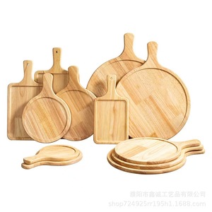 Wooden Cutting Board Set Round Square Serving <b>Tray</b> For Kitchen Party Food Display - Product Image 5