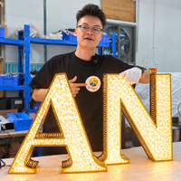 Enseigne LC Fabricant Enseigne avec logo personnalisé Enseigne avec lettres lumineuses LED 3D Enseignes avec logo personnalisé pour signalisation extérieure de magasin