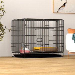 Animaux de compagnie autres Cages en acier inoxydable <span class=keywords><strong>Cage</strong></span> transporteurs fil pour maisons vente grand chat chenil métal extérieur chien clôture métal - Product Image 4