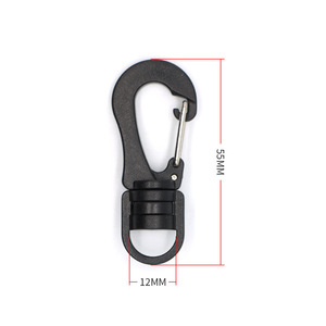 Plastic Swivel <b>Hook</b> B091 12Mm For Bag Accessories Fasteners Backpack Webbing - Product Image 3