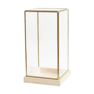 Présentoir en verre Cloche Dome Toy Containers s Dolls Cubes de rangement avec couvercles Support pour plantes - Product Image 1