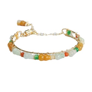 Pulseira de Gourd Ximang Ximang <span class=keywords><strong>Emerald</strong></span> Fu Lu Shou Colorida Atacado de Fábrica Geração S3062309 - Product Image 5