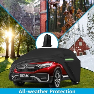 Housse de protection coupe-vent pour <span class=keywords><strong>voiture</strong></span>, compatible avec <span class=keywords><strong>Honda</strong></span> CRV 2017 – 2024, toutes saisons, imperméable, protection contre le soleil, la pluie, les UV, la poussière et la neige, housses d'extérieur - Product Image 5
