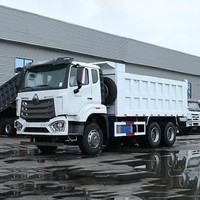 Truk Dump Howo NX 6x4 Putih 10 Roda Tipper Tugas Berat untuk Transportasi Pertambangan