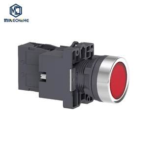 Nouveau et original – Série XA2 – Bouton-poussoir lumineux complet XA2EW34M1 XA2EW34M2 – Retour par ressort rouge - Product Image 1