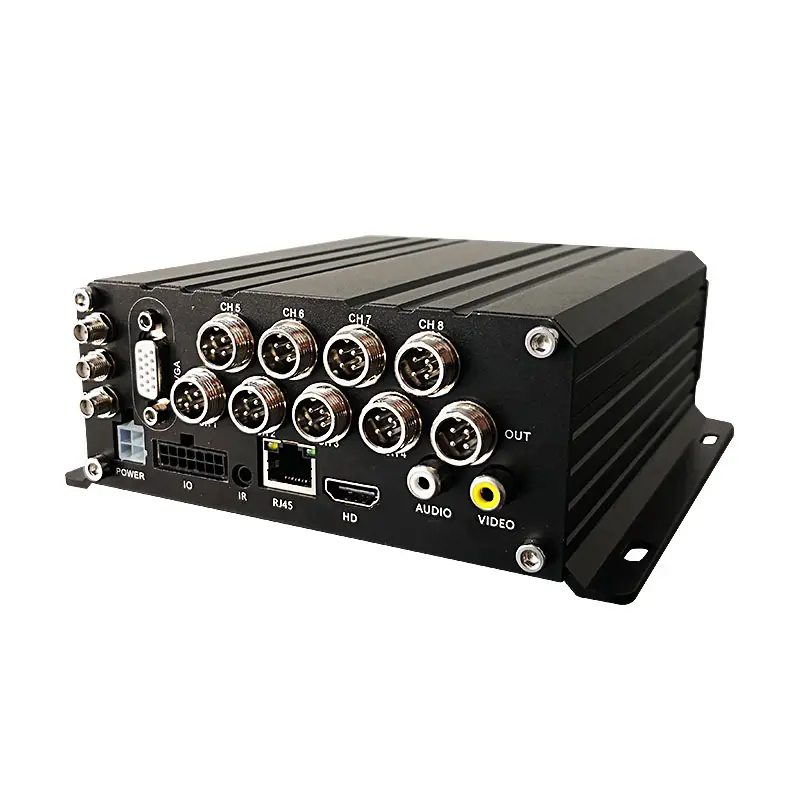 Caja negra para automóvil ST9808 MDVR, 8 canales, 4G, GPS, WIFI, soporte para HDD personalizado, móvil, Dvr, autobús, Taxi, camión