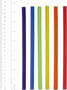 Pailles en plastique jetables personnalisées en gros, pailles jumbo, pailles colorées pour thé au lait, pour supermarchés et magasins de boissons - Product Image 3
