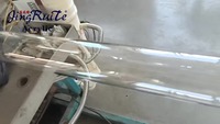 Tuyau en polycarbonate transparent en PMMA de grand diamètre personnalisé, tube en acrylique
