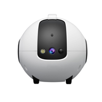 Caméra interactive pour animaux de compagnie HD 4MP, robot intelligent mobile, jouet laser à plumes, audio bidirectionnel, vidéo, surveillance à distance des animaux de compagnie
