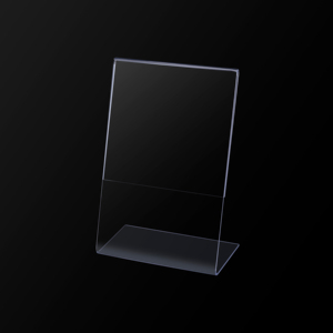 7*5 6*4 10*8 inch <span class=keywords><strong>L</strong></span> hình dạng nhãn Acrylic hiển thị rõ ràng Acrylic khung tùy chỉnh kích thước Acrylic hiển thị ngang giữ dấu giấy - Product Image 1